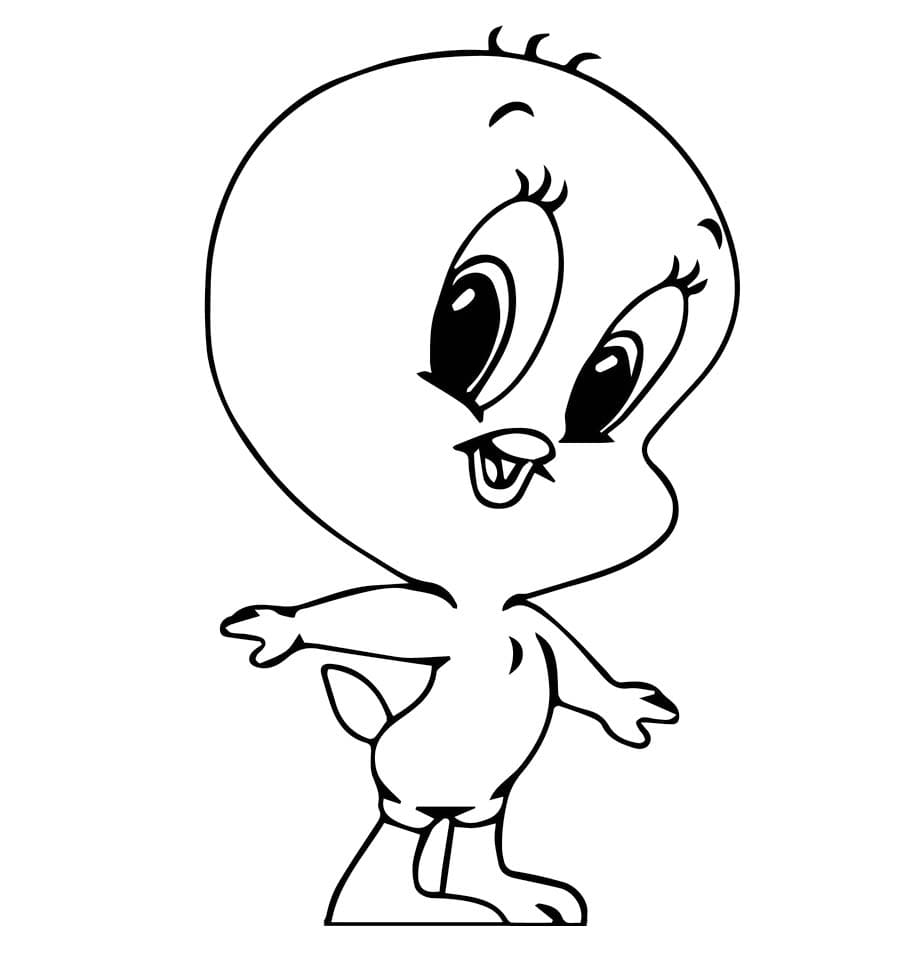 Coloriage Dessiner Baby Looney Tunes 5