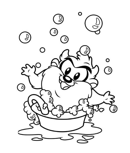 Coloriage Dessiner Baby Looney Tunes chez enfant