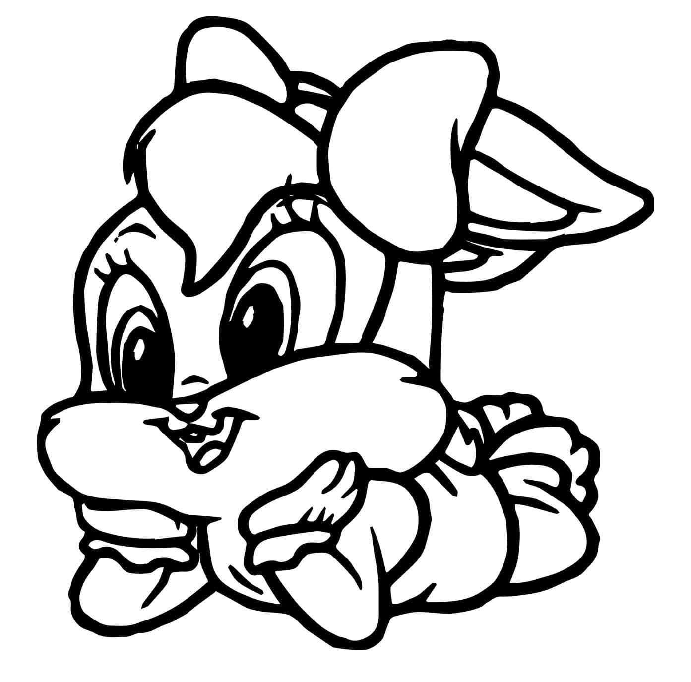 Coloriage Dessiner Baby Looney Tunes chez enfants