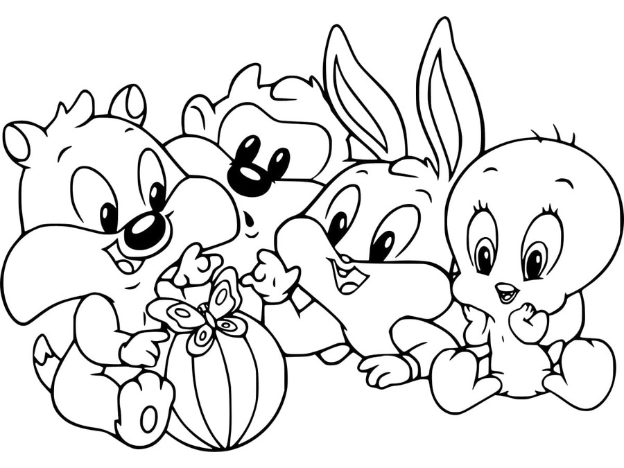 Coloriage Baby Looney Tunes à imprimer
