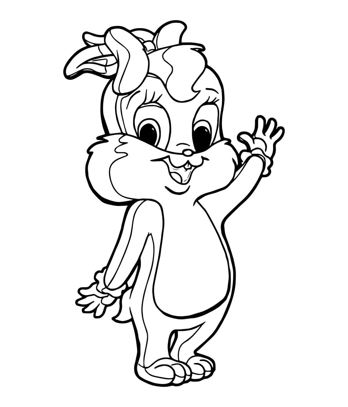 Coloriage Dessiner Baby Looney Tunes mignon