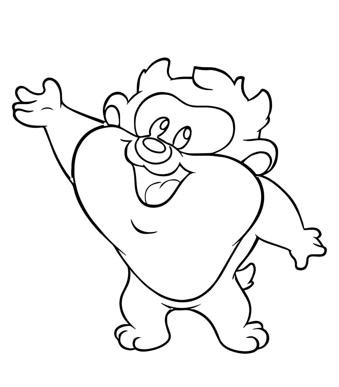 Coloriage Dessiner Baby Looney Tunes simple