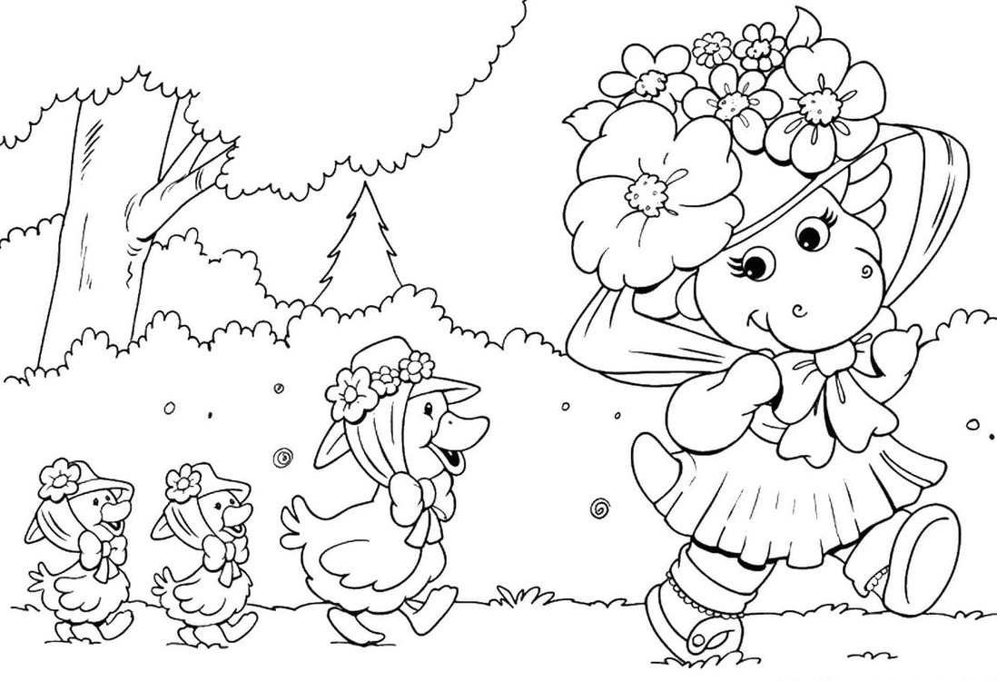 Coloriage Dessiner Barney et ses amis chez enfants