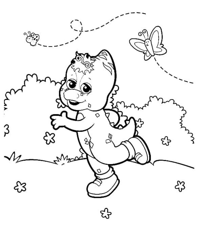 Coloriage Dessiner Barney et ses amis