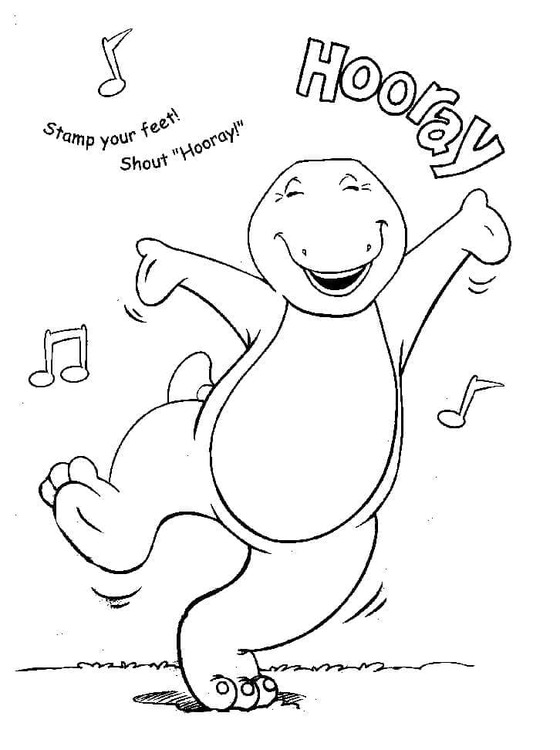 Coloriage Dessiner Barney et ses amis gratuite