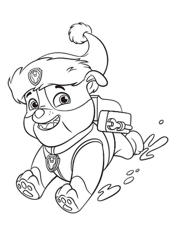 Coloriage Dessiner l'imprimé de Ruben