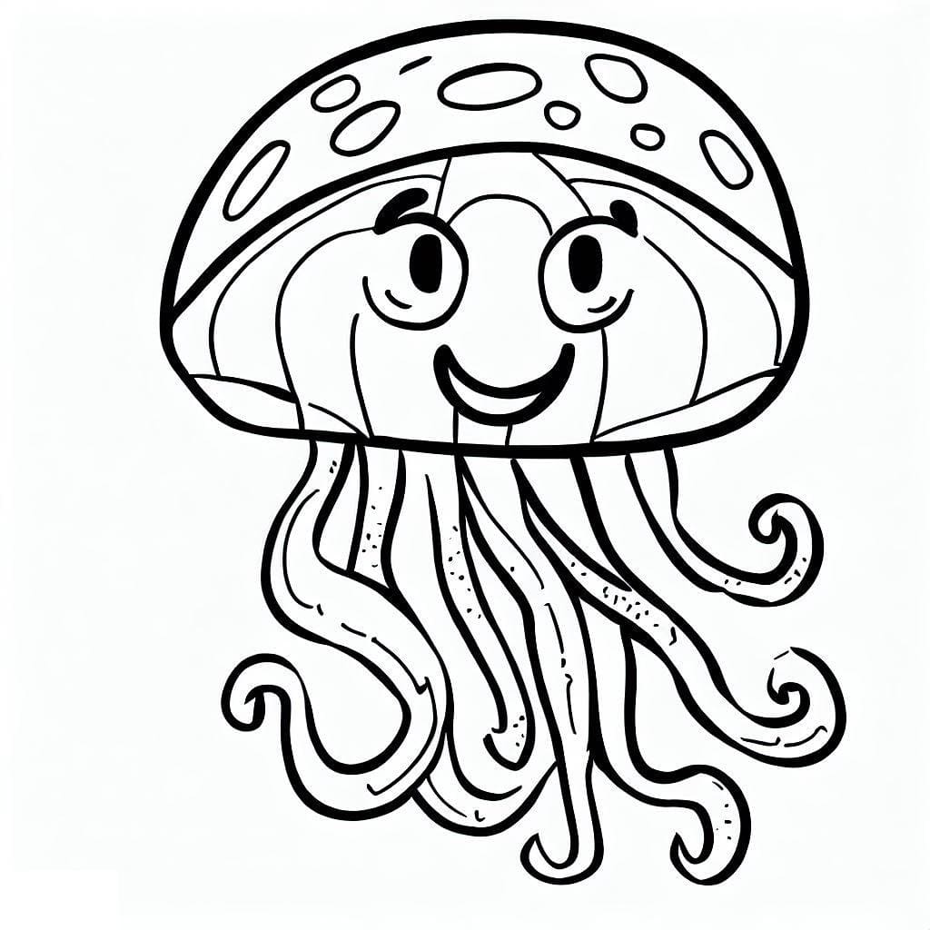 Coloriage Dessiner méduse