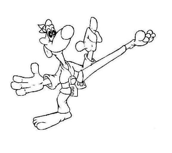Coloriage Gratuite Judo