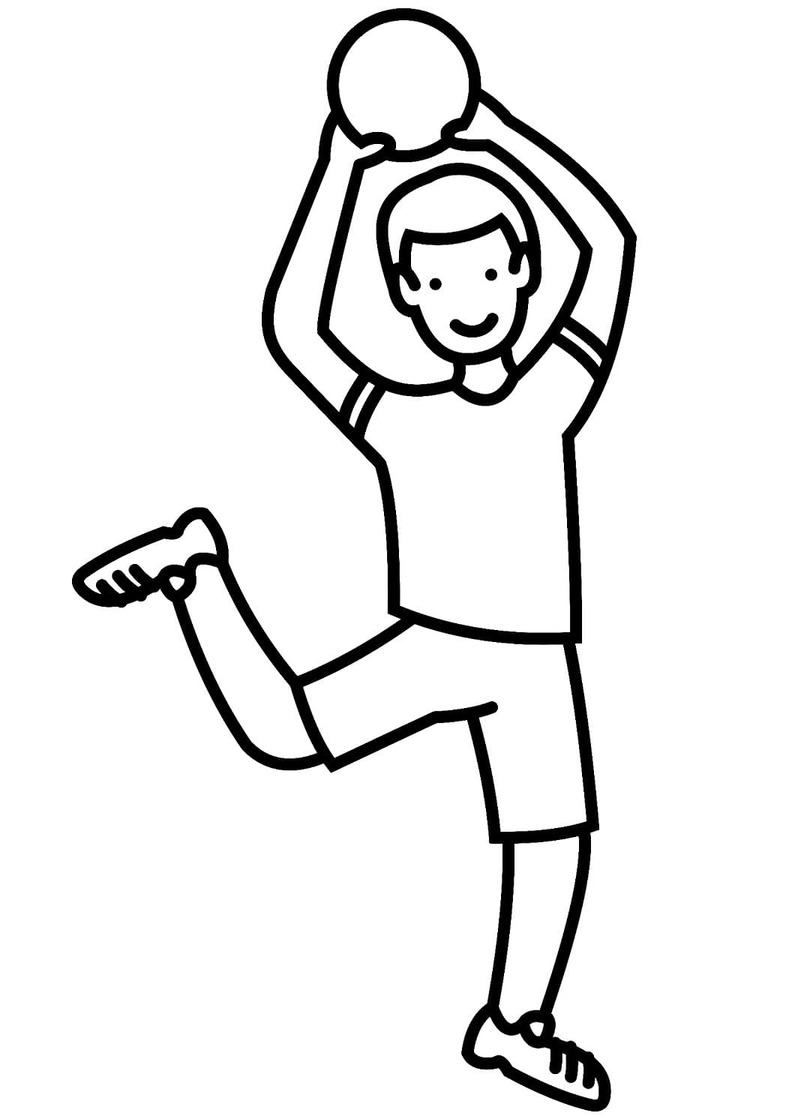 Coloriage Handball gratuit