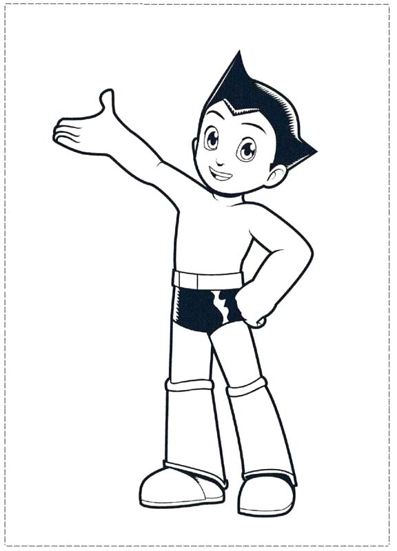 Coloriage Image de Astro Boy imprimable