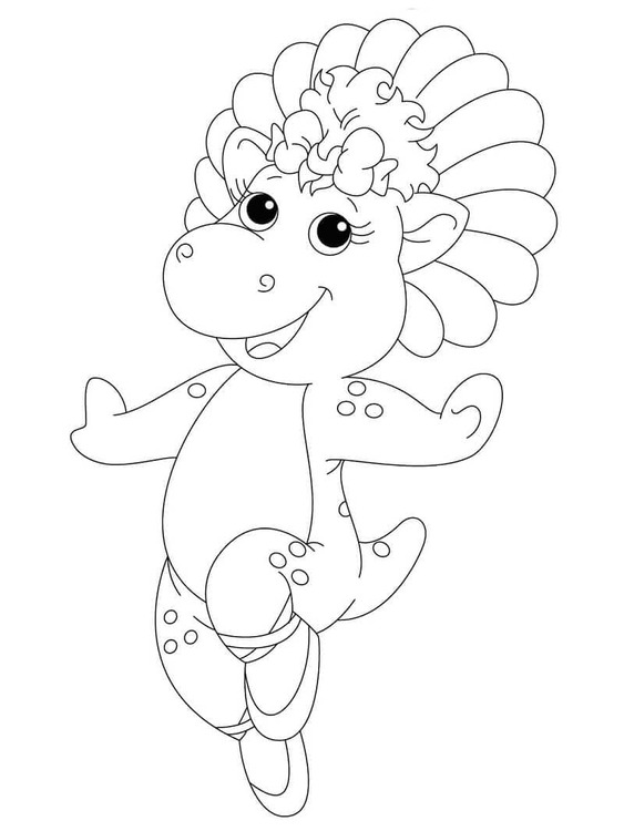 Coloriage Imager Barney et ses amis imprimable gratuite