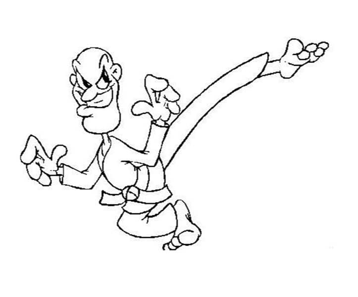 Coloriage Imprimable Judo