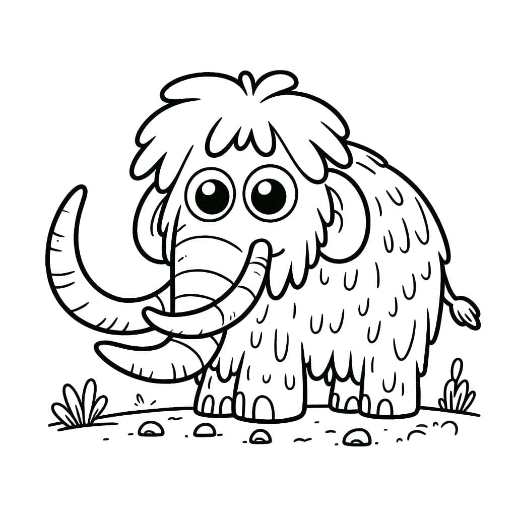 Coloriage Mammouth 6