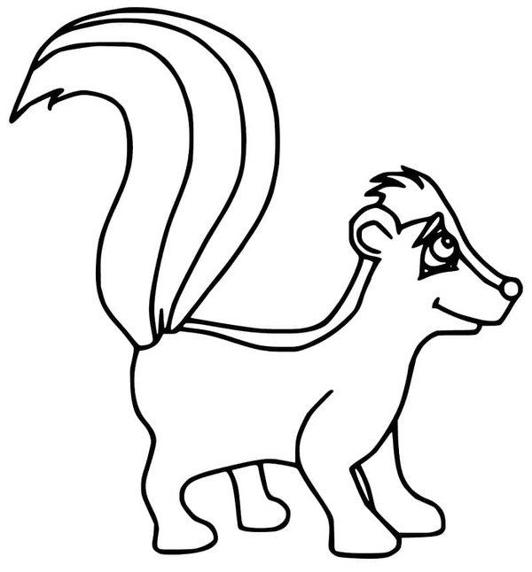 Coloriage Mouffette 2