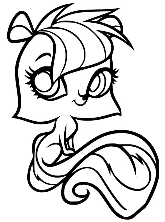 Coloriage Mouffette 6