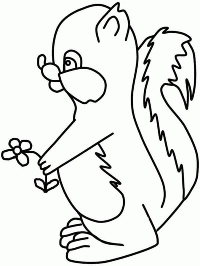 Coloriage Mouffette gratuite