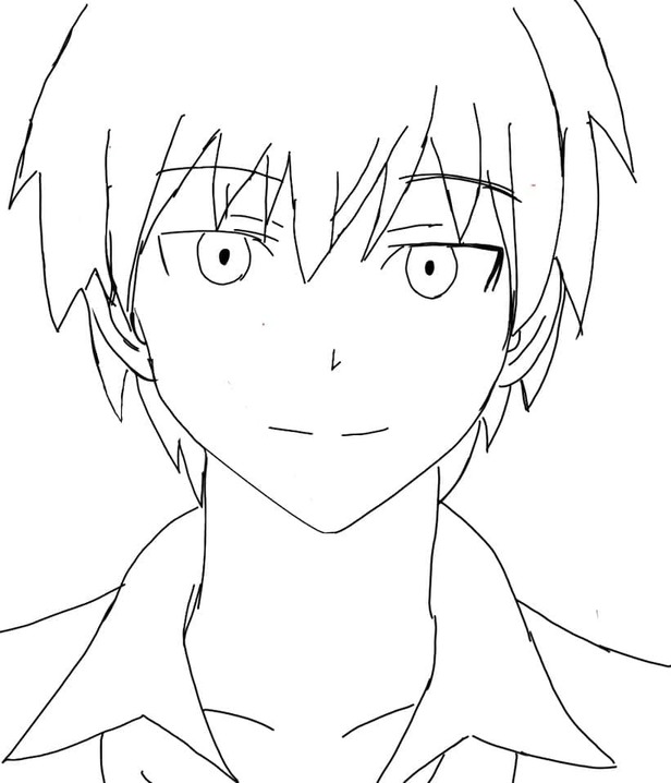 Coloriage Assassination Classroom basique