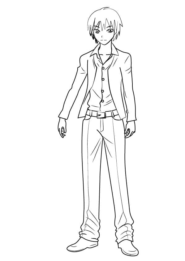 Coloriage Assassination Classroom imprimable