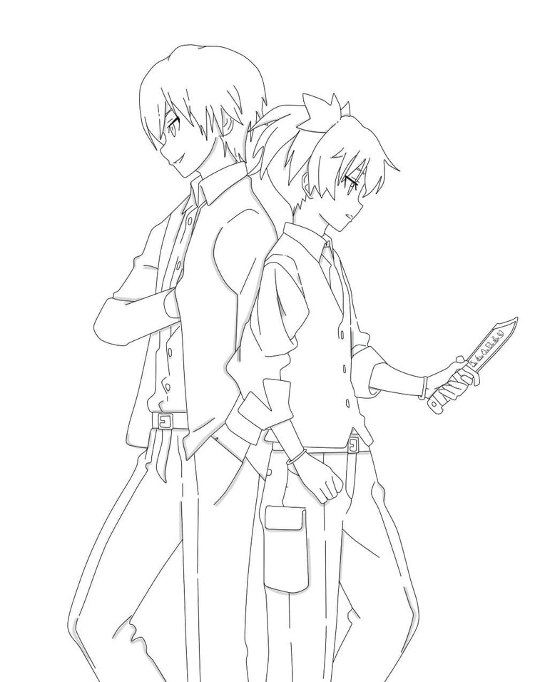 Coloriage Assassination Classroom imprimable gratuite