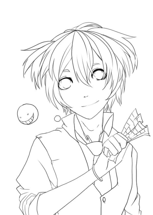 Coloriage Assassination Classroom pour les enfants