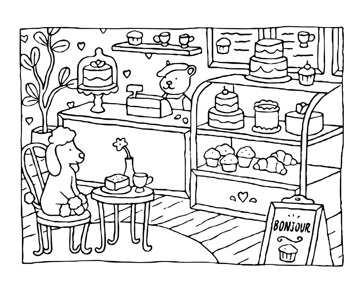 Coloriage Bobbie Goods chez enfant