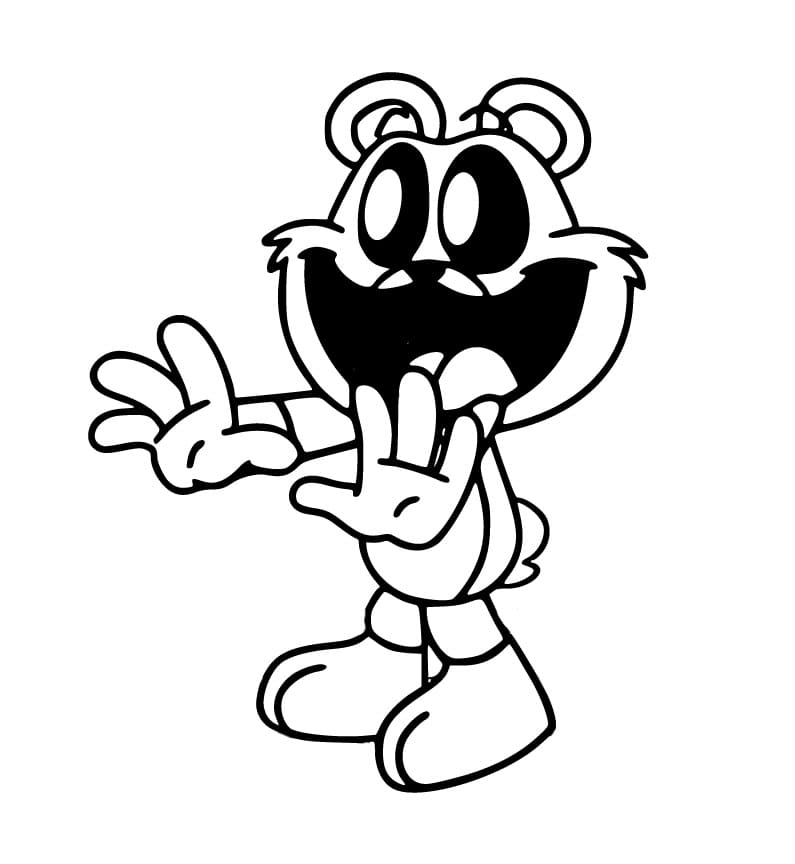 Coloriage Bobby BearHug chez les enfants