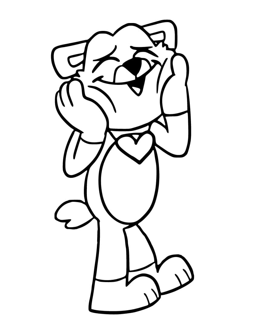 Coloriage Bobby BearHug gratuit pour les enfants
