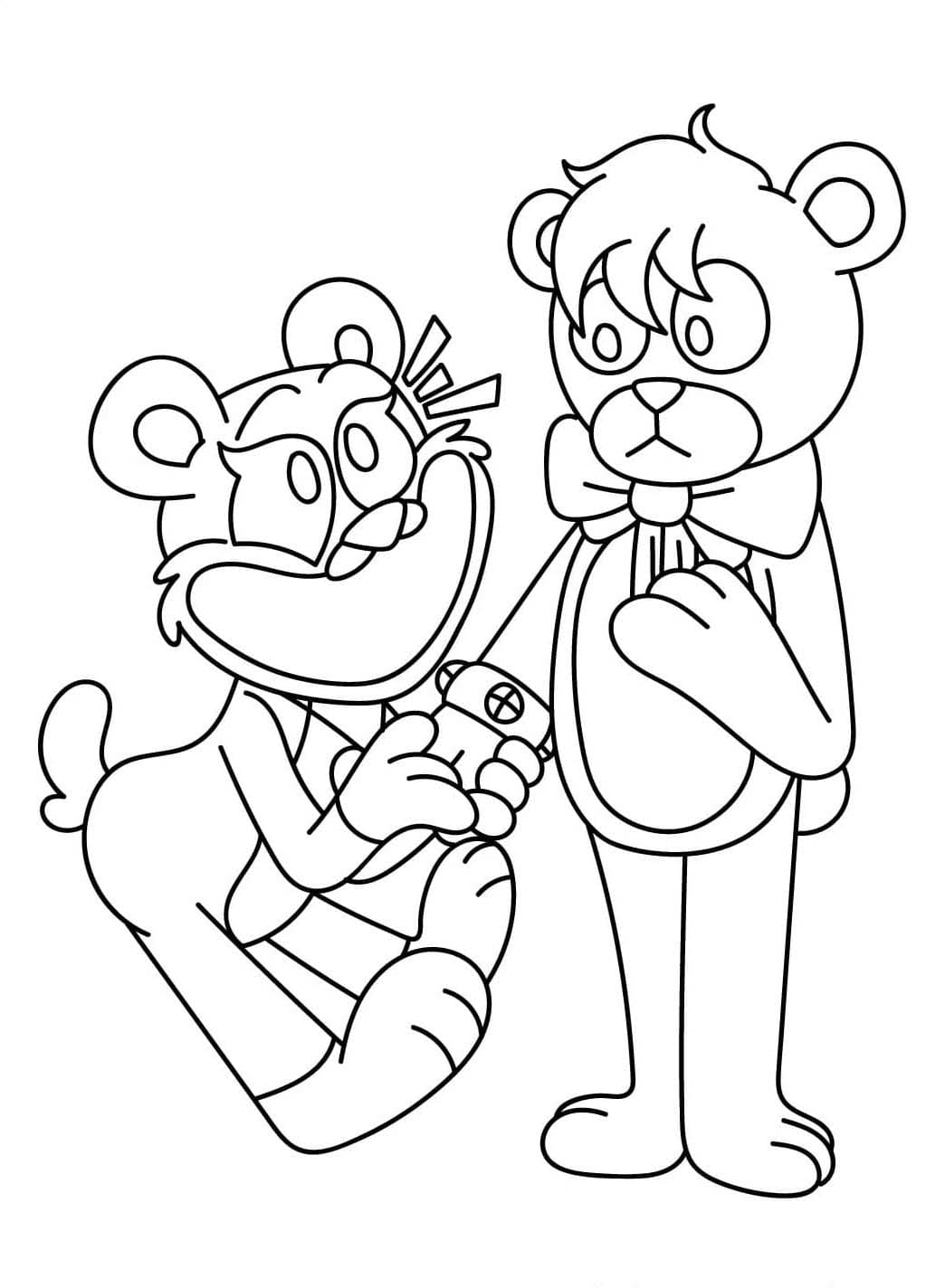 Coloriage Bobby BearHug gratuite