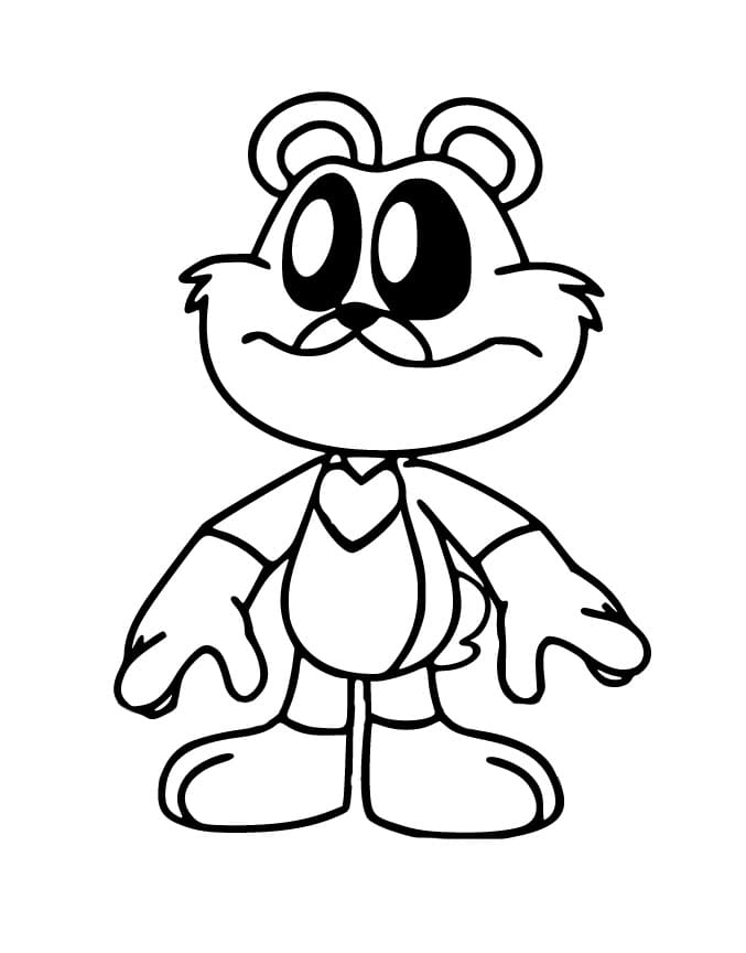 Coloriage Bobby BearHug imprimable pour les enfants