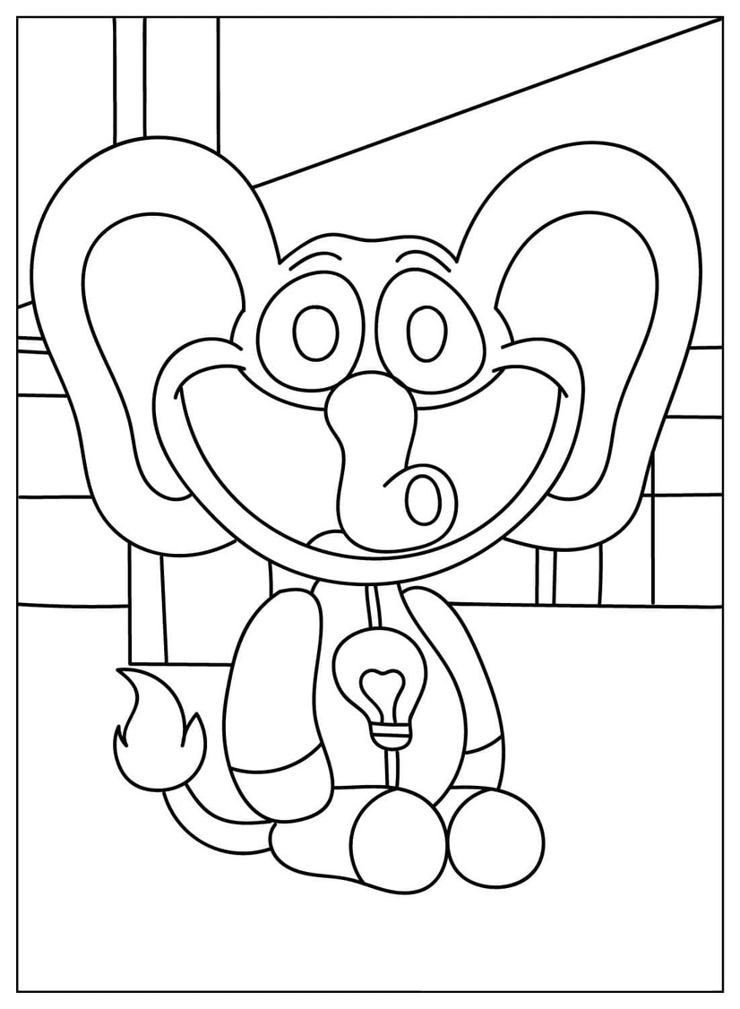 Coloriage Bubba Bubbaphant basique gratuite
