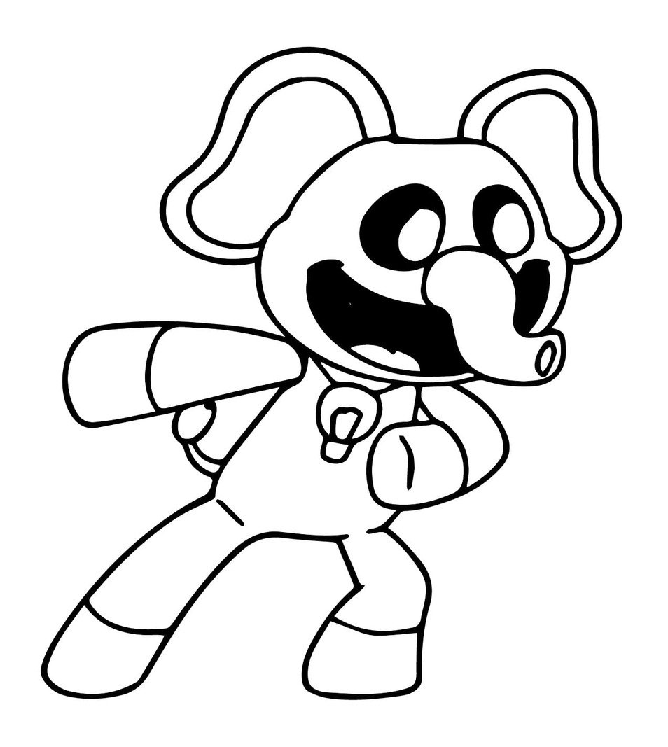 Coloriage Bubba Bubbaphant facile chez les enfants