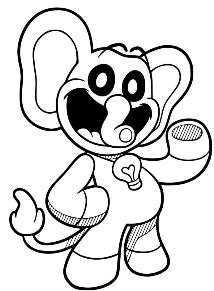 Coloriage Bubba Bubbaphant pour enfant