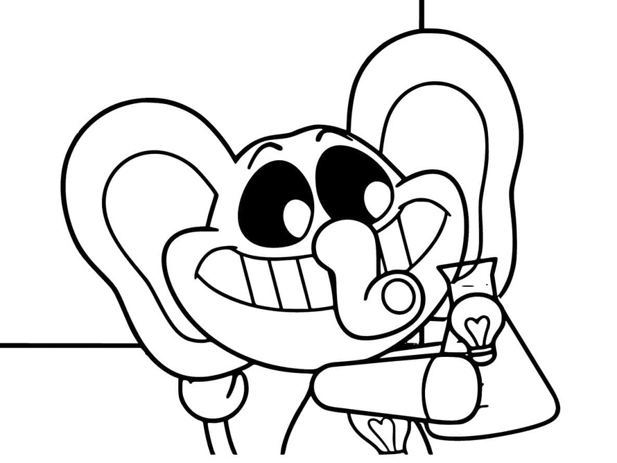 Coloriage Bubba Bubbaphant pour enfants