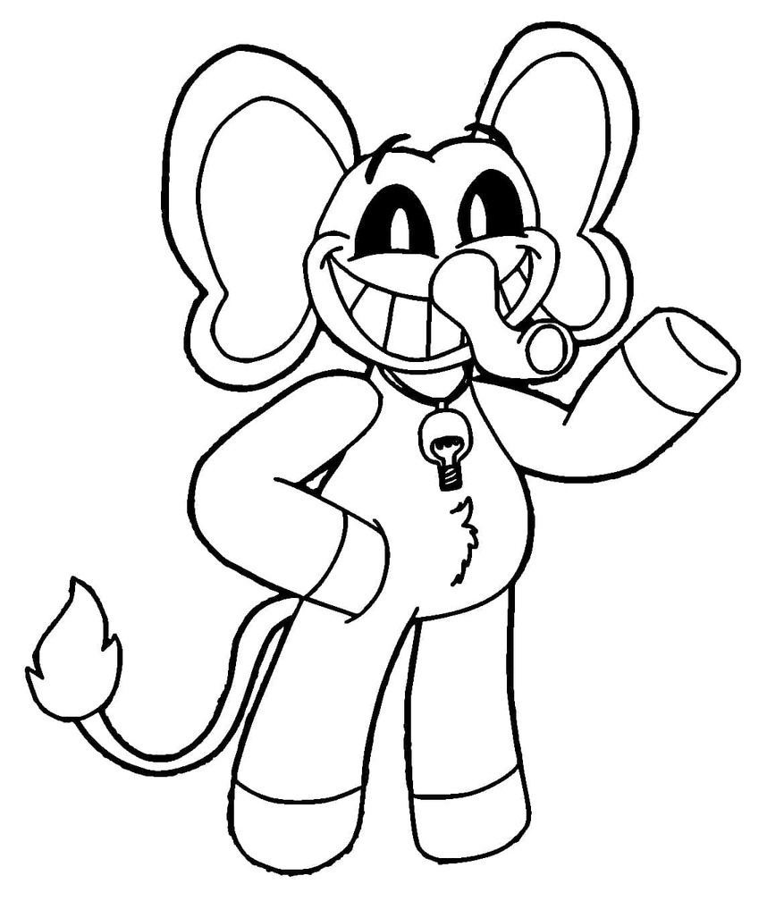 Coloriage Bubba Bubbaphant pour les enfants