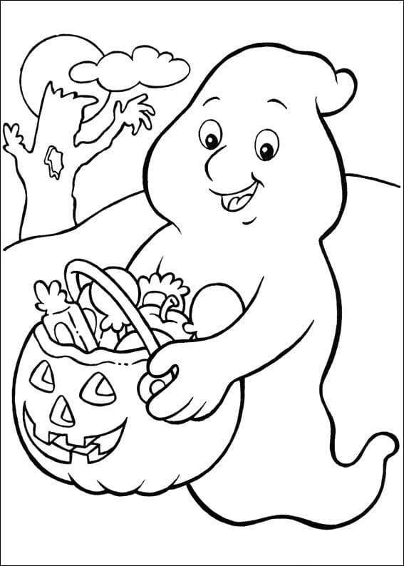 Coloriage Casper imprimable
