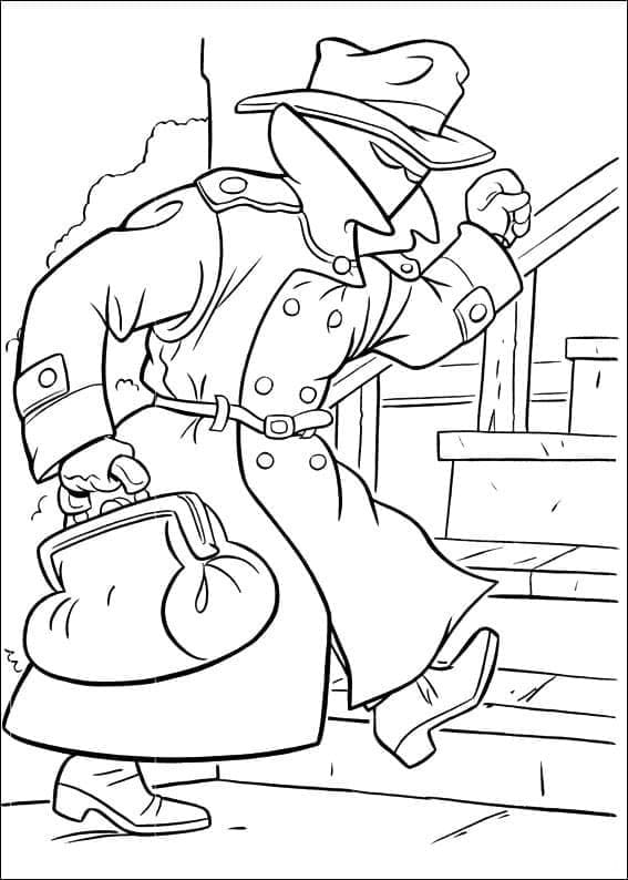 Coloriage Casper simple