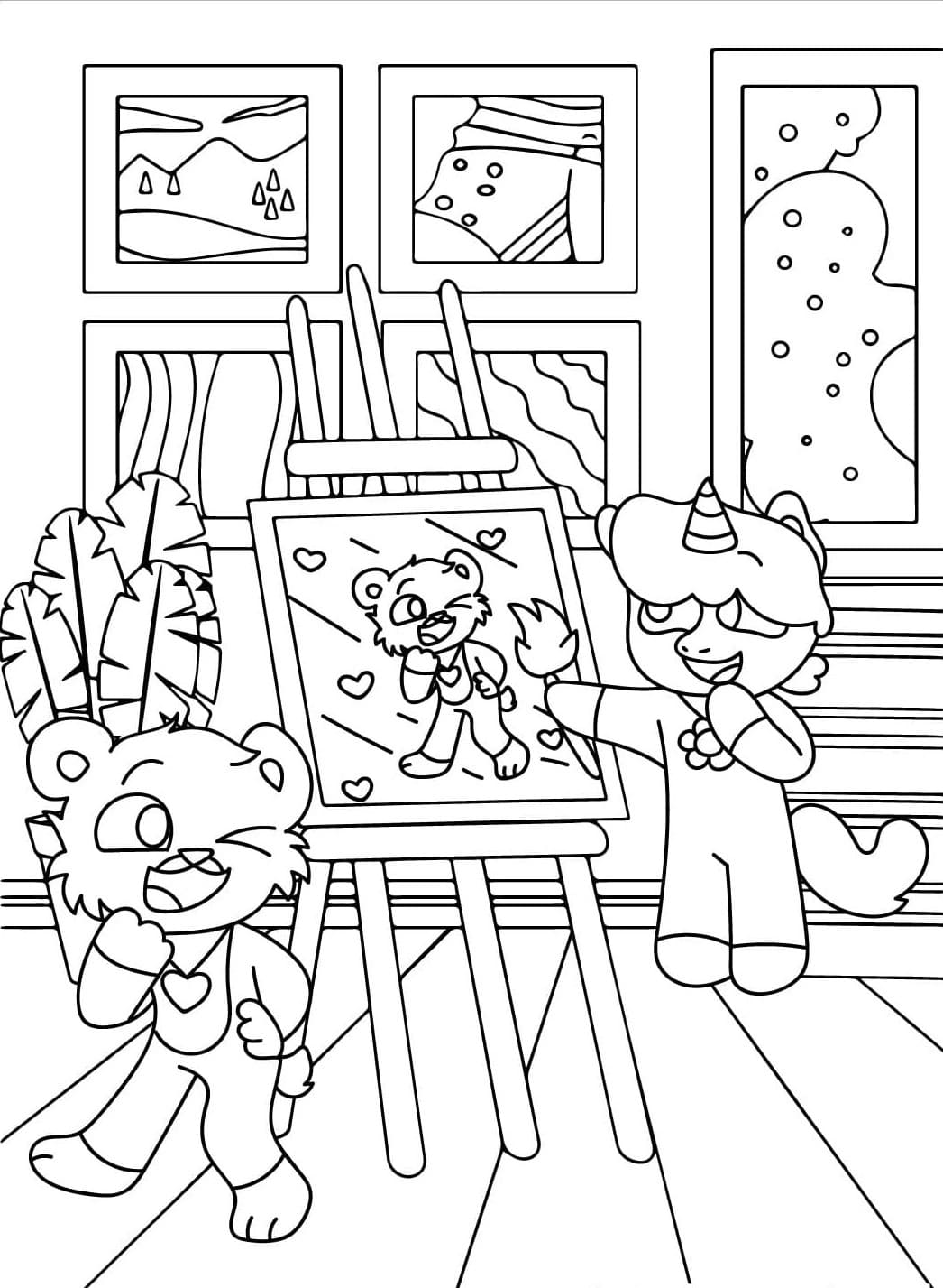 Coloriage CraftyCorn gratuite