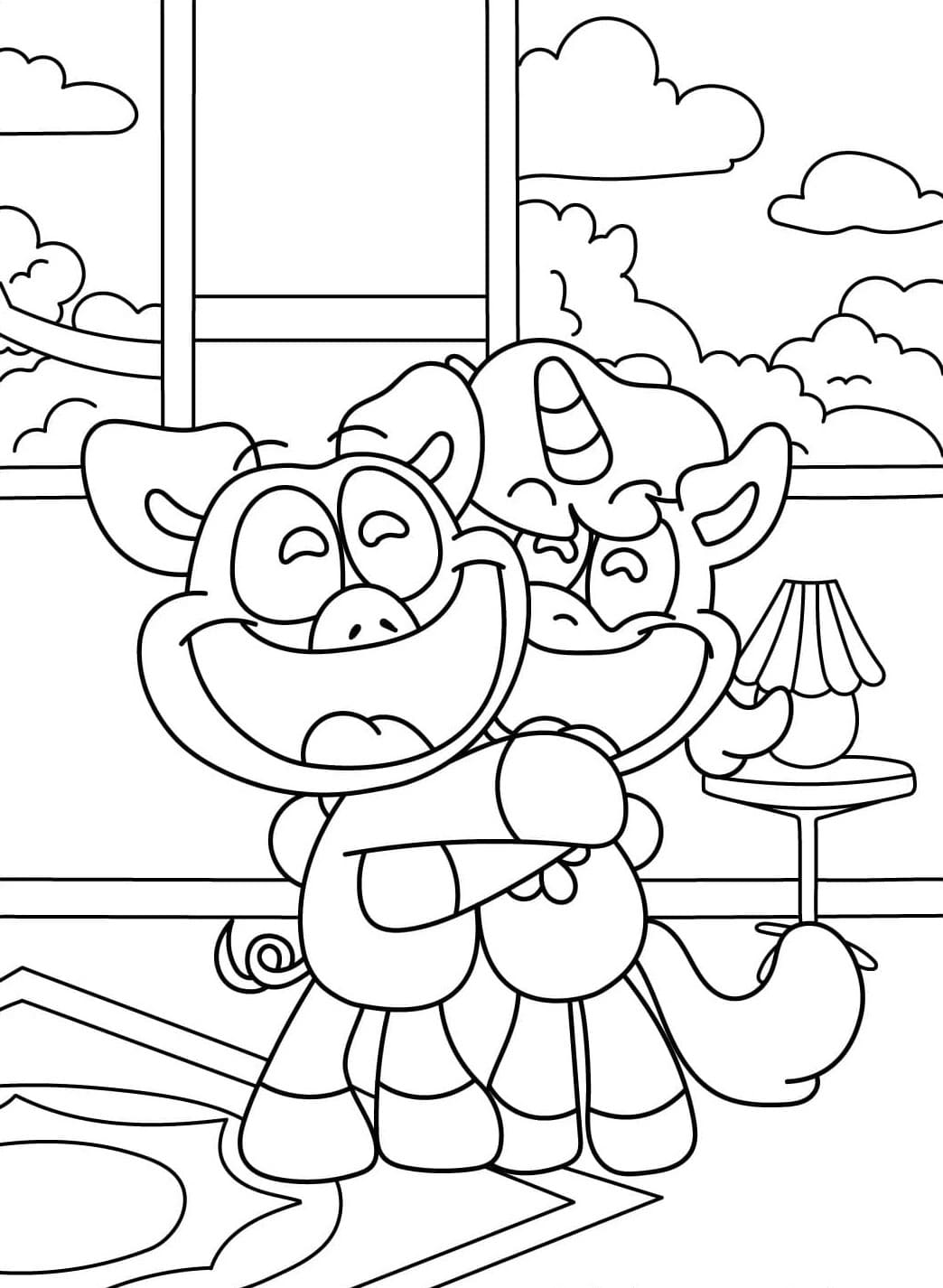 Coloriage CraftyCorn imprimable pour les enfants