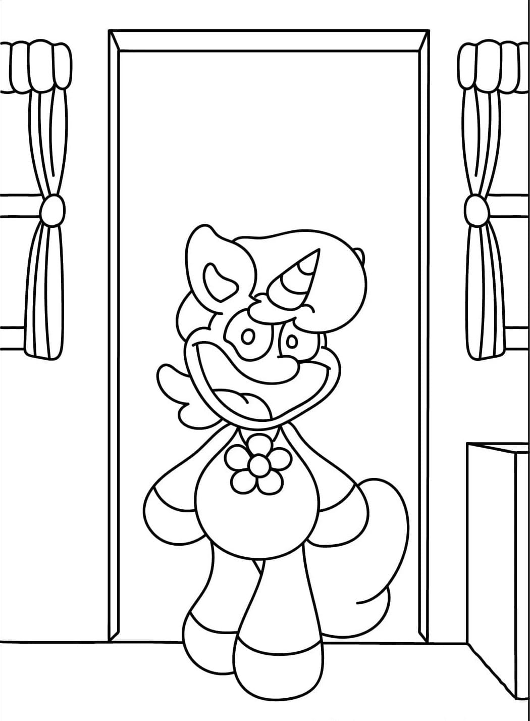 Coloriage CraftyCorn pour enfants