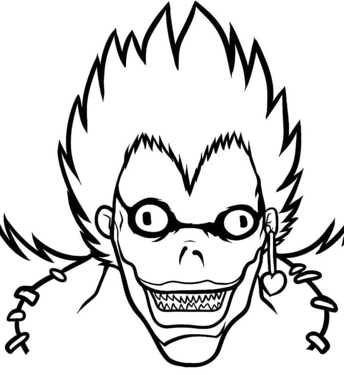 Coloriage Death Note imprimable pour les enfants