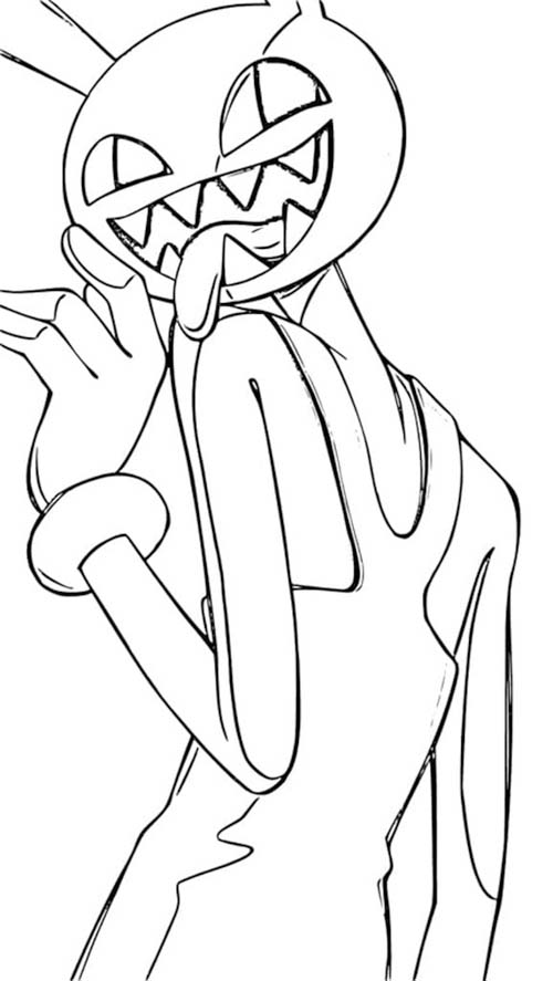 Coloriage Dessin de The Amazing Digital Circus 1