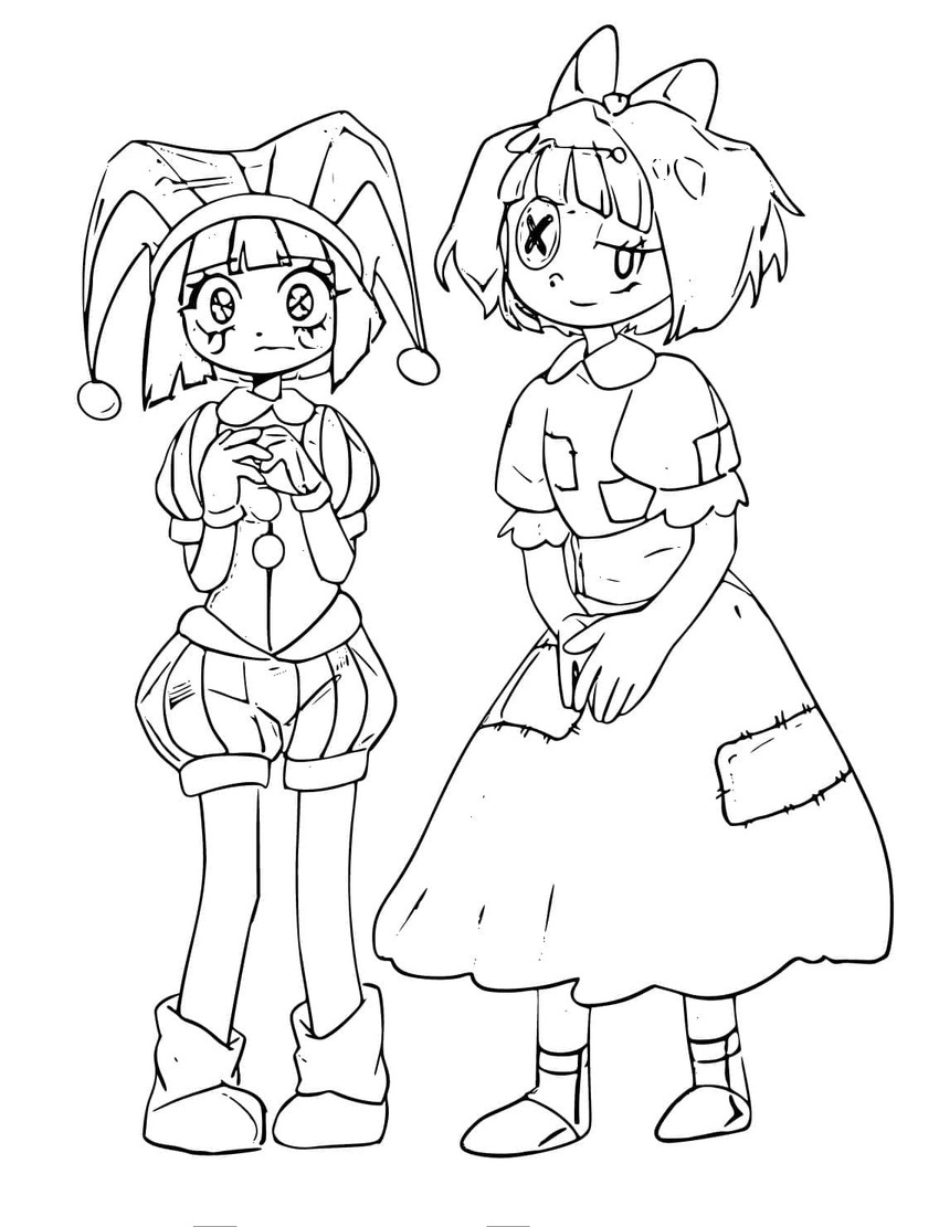 Coloriage Dessin The Amazing Digital Circus