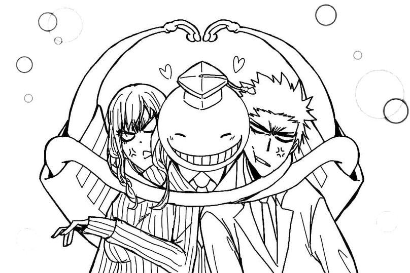 Coloriage Dessiner Assassination Classroom 3