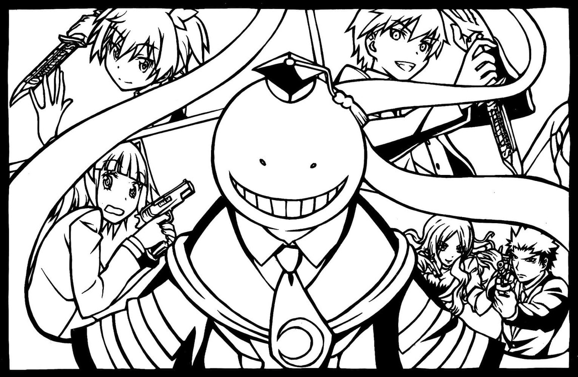 Coloriage Dessiner Assassination Classroom 5