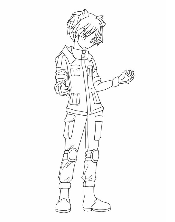 Coloriage Dessiner Assassination Classroom facile chez les enfants