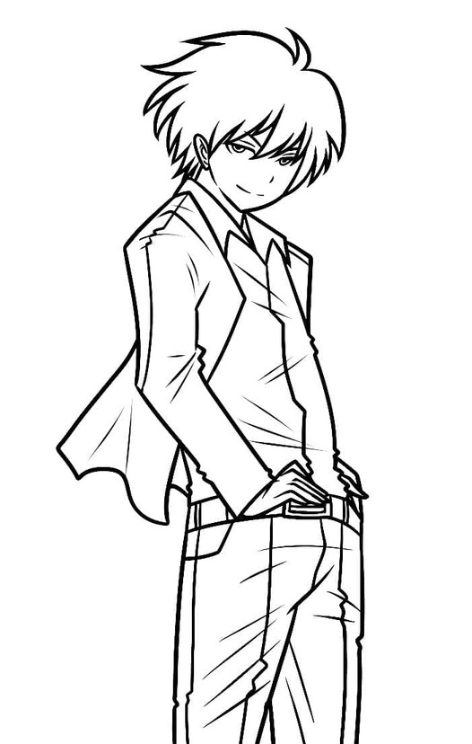 Coloriage Dessiner Assassination Classroom facile