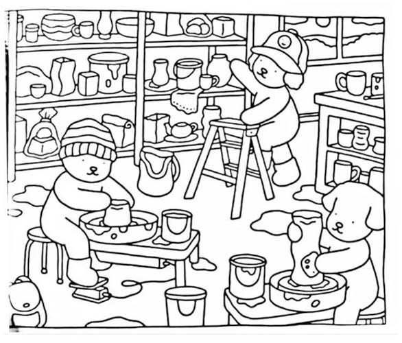 Coloriage Dessiner Bobbie Goods chez enfants