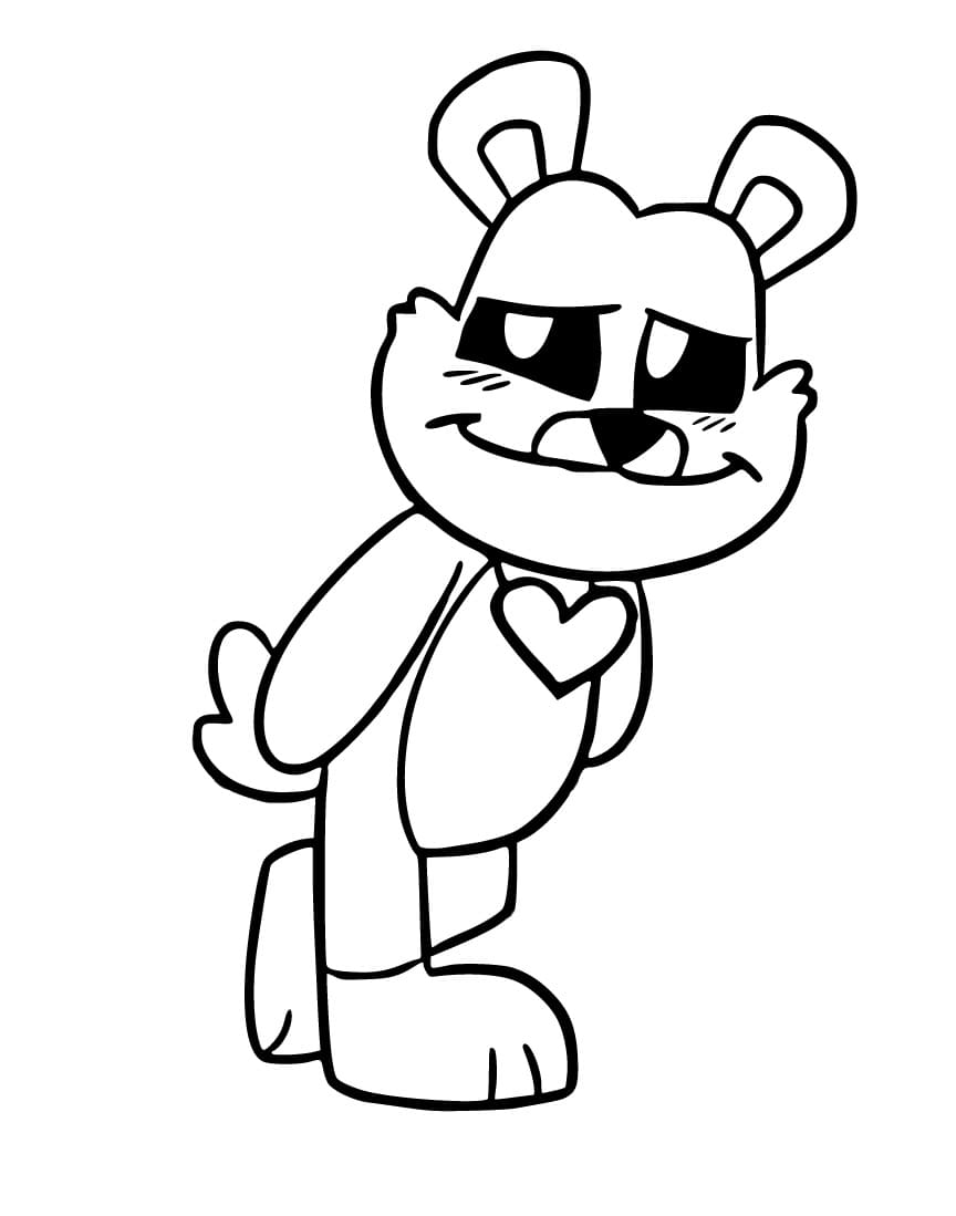 Coloriage Dessiner Bobby BearHug 5