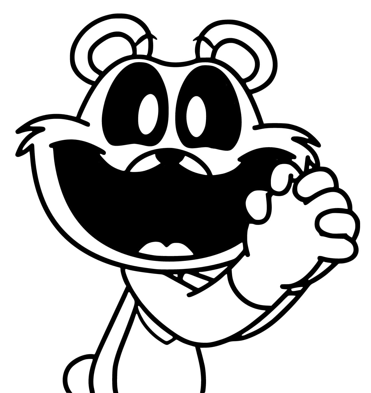 Coloriage Dessiner Bobby BearHug chez enfant