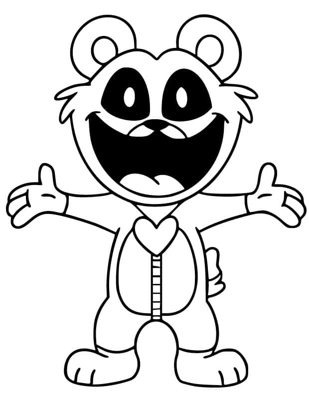 Coloriage Dessiner Bobby BearHug chez les enfants